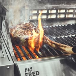 BURNHARD® 4 Branders gasbarbecue Big FRED Deluxe Series 3 incl. achterbrander, keramische 900°C infraroodbrander, zijkookplaat, gietijzeren grillrooster + uitklapbare zijtafels — thumbnail 3