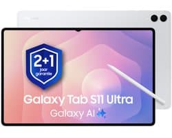 Samsung Galaxy Tab S11 Ultra - 512GB - Silver + 1 jaar extra garantie