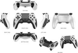 NexZone - Ps4 Controller - Draadloos - geschikt voor PS3 & PS4 - Game Controller - Wit — thumbnail 2