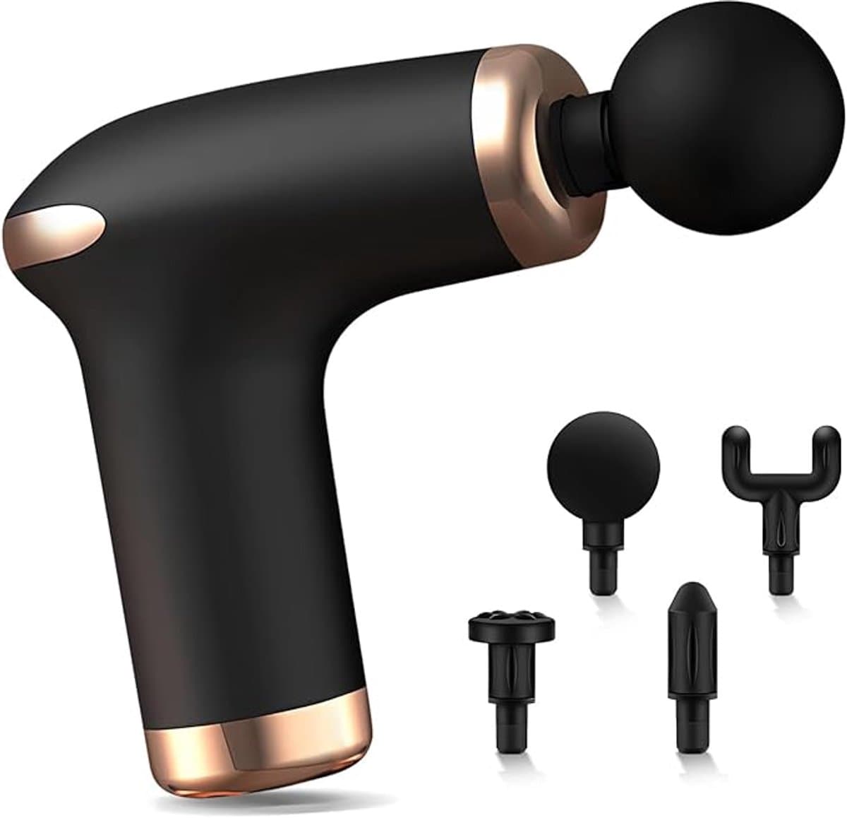Spiermassagepistool, deep tissue massagepistool, uitgerust met 6 snelheden en 4 verwisselbare massagekoppen, draagbare elektrische massage-apparaat, verlicht snel spierpijn. — afbeelding 1