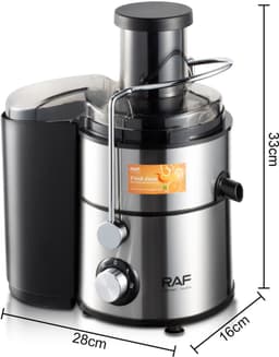 4-in-1 Juicer Machine 900 W met RVS Blades en Brede Vulschacht – Elektrische Juicer voor Groenten en Fruit, 3,5 L — thumbnail 3