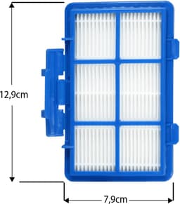 Dparts HEPA filter geschikt voor Philips - voor PowerGo Power Go series - stofzuiger hepafilter - stofzuigerfilter nr. CP0538/01 - EPA10 - 432200494491 — thumbnail 3