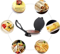 Tortilla Press met Automatische functie - Ideaal voor Taco's, Quesadilla's en Roti's - Gemaakt van Roestvrij Staal — thumbnail 5