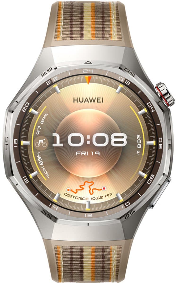 Huawei Watch GT 6 Pro 46 mm Zilver/Bruin — afbeelding 1