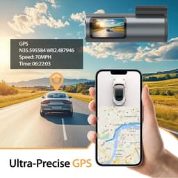 Je Huis 4K Dashcam WiFi GPS – Auto DVR met Nachtzicht, 24H Parkeermodus, G-Sensor en Groothoek 170° Camera — thumbnail 4