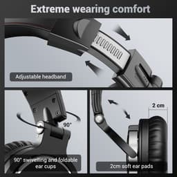 OneOdio - Pro20 Black - Bedrade DJ Koptelefoon - Over ear — thumbnail 3