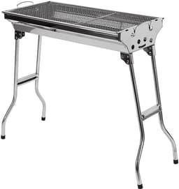 PIPIPOXER-Opvouwbare Houtskool BBQ Grill voor Buiten -voor op de camping, staande grill — thumbnail 4