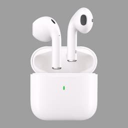 Bluetooth oordopjes - in ear - oortjes - Oordopjes - Draadloze oordopjes - Draadloze bluetooth oordoppen - Pro 4 Oordoppen - Bluetooth oortjes - Wit — thumbnail 1