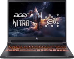 Acer Nitro V 16 AI ANV16-42-R7EB - Gaming Laptop - 16 inch 3K 180Hz - Ryzen 7 - 32GB - 1TB SSD - RTX 5070 - inclusief 3mnd PC GamePass — thumbnail 1