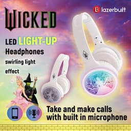 Wicked - draadloze kinderkoptelefoon - led lights - microfoon — thumbnail 3