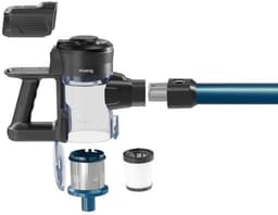 2-in-1 draadloze steelstofzuiger - H.KoeNIG - UP610 - PowerClean - 150 W - 0,8 L - Blauw — thumbnail 3