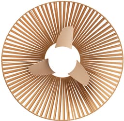 CREATE - CREATE - Stille plafondventilator 25W met licht - Zand - Ø76cm - WIND LAMP WOVEN — thumbnail 4