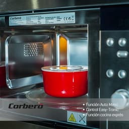 Inbouwmagnetron 20 liter RVS met Grill en Automenu - 800W — thumbnail 2
