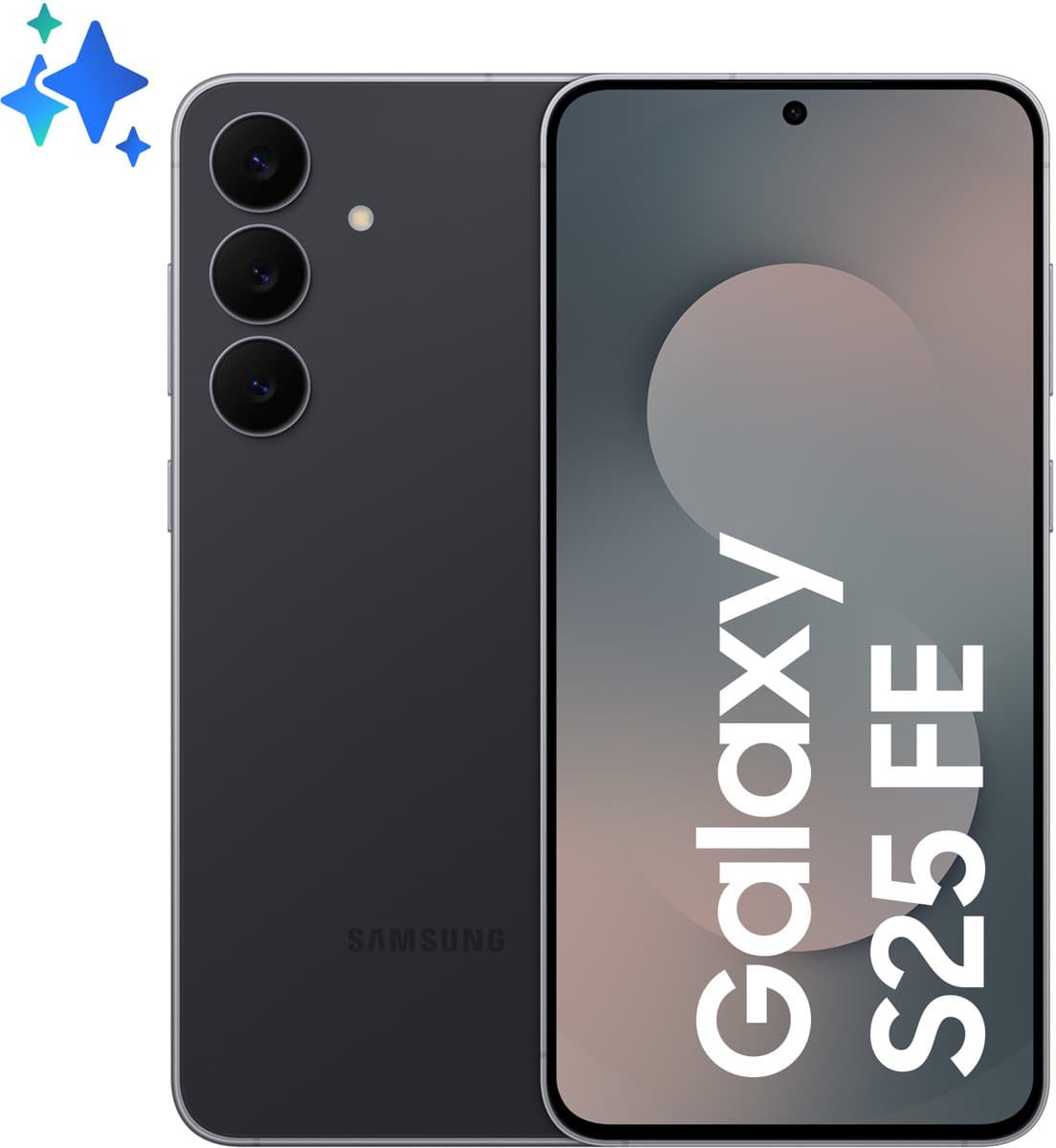Samsung Galaxy S25 FE 5G 17 cm (6.7") Dual SIM USB Type-C 8 GB 128 GB 4900 mAh Zwart — afbeelding 1