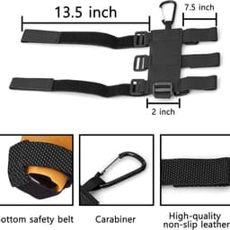 Audioband - Universele band voor Bluetooth-luidspreker - Bevestigingsbeugel voor audio op de fiets - Multifunctioneel en verstelbaar voor aanpassing aan verschillende scènes - Stevig en valt niet af — thumbnail 3
