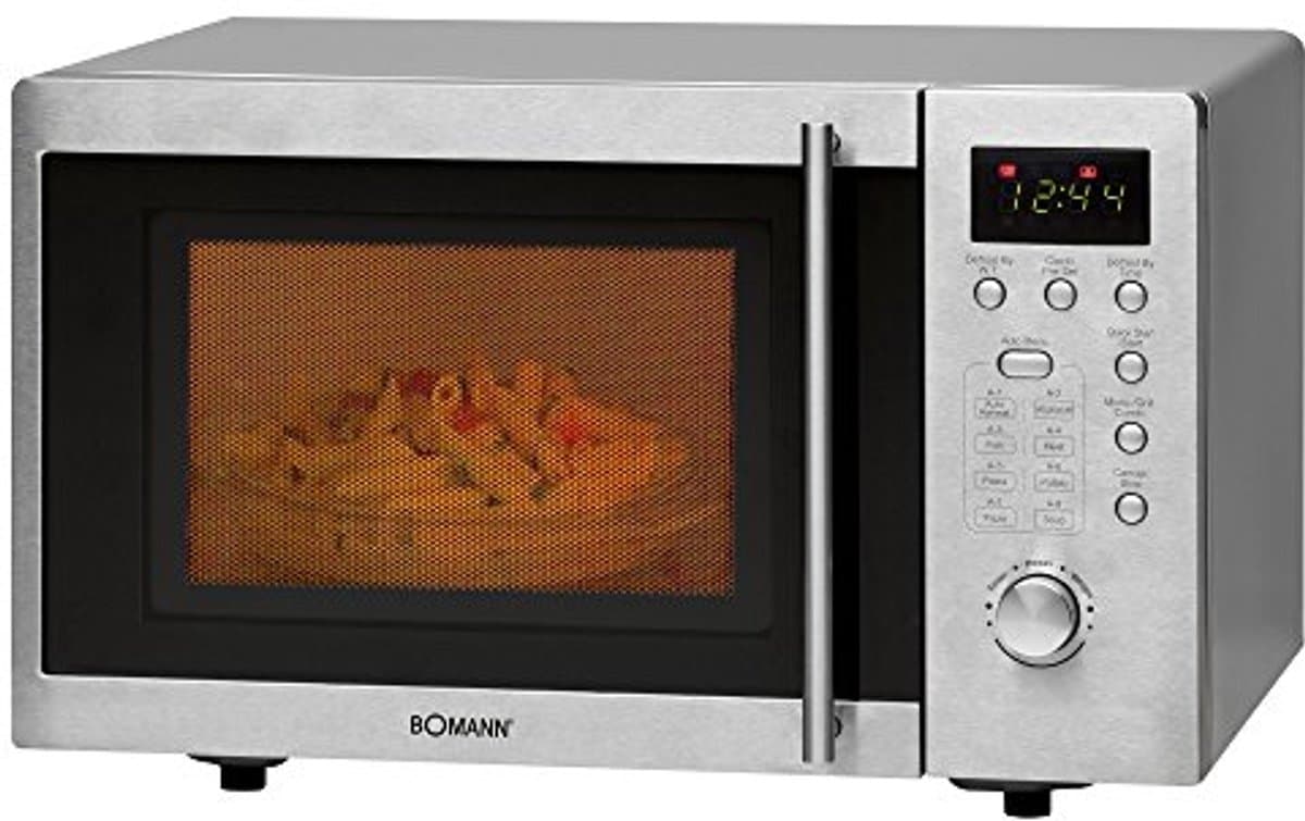 Kleine Magnetron met Grill en 8 Programma's | 1000 Watt, 20 Liter, Ruimtebesparend — afbeelding 1