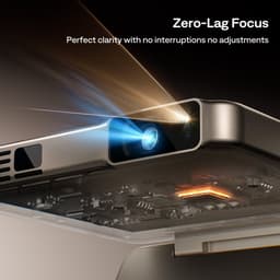 Aurzen - Zip - Mini Beamer - Pocket-Size - 720p - 100 ANSI Lumen - Auto Focus & Auto Keystone - 5.000 mAh Batterij - Draai- & Spiegelbaar - Ultradraagbare Projector - Goud — thumbnail 2