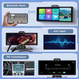 Dashcam Auto – Voor & Achter – Bluetooth Koppeling – Breed Bereik Groothoek – Parkeerstand – Continu Loop Recording — thumbnail 2