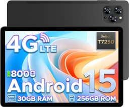 Doogee Tab G6-Android 15 Tablet-11 inth +90Hz - 4G LTE -6GB RAM+256 GB ROM (2TB TF) - Dubbele luidsprekers -8000 mAh- T7250 octa-core - 5G WiFi - BT5.0- Zwart — thumbnail 1