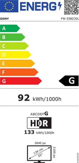 Sony BRAVIA Professional FW-55BZ30L display — thumbnail 2