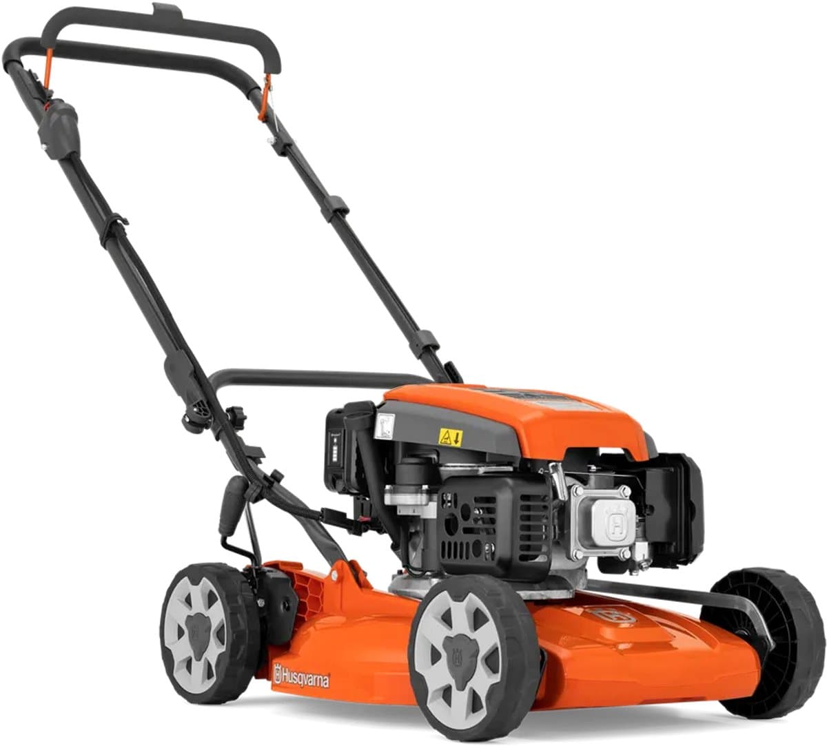 Husqvarna LB 244E benzine-mulchmaaier met elektrische start - 44 cm maaibreedte, 2,2 kW motor, BioClip, centrale hoogteverstelling, inklapbare duwbeugel - compact en licht voor kleine tot middelgrote tuinen — afbeelding 1