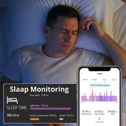 Royal Empire Smart Ring – Slimme Ring voor Heren & Dames – Inclusief Oplaaddoosje – Slaapmonitoring, Hartslag, Bloeddruk & SpO2 – IP68 Waterdicht – Nederlandse App – Zwart – Maat 11 — thumbnail 5