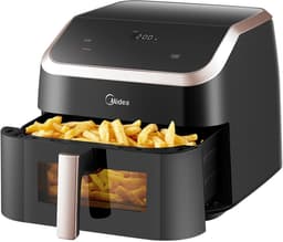 XXL Airfryer – 9L – 8-in-1 Multifunctioneel – Bakken – Grillen – Frituren Zonder Olie – Verwarmen – Drogen – Roosteren – Digitale Touchscreen – Grote Capaciteit – Voor Gezinnen en Groepen — thumbnail 1