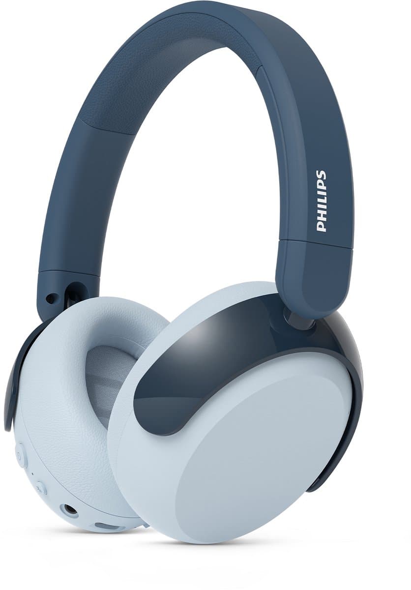 PHILIPS TAK5500RT/00 draadloze over-ear-kinderkoptelefoon - Noice Canceling Pro - veilig want volumebeperking 85dB - Draadloos audio delen - Opvouwbaar - App bestuurbaar/instelbaar — afbeelding 1
