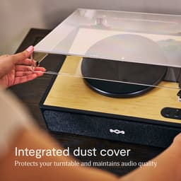 House of Marley Rise Up Bluetooth Platenspeler - Ingebouwde Speakers - Vinyl - Bluetooth Speakers - Auto-stop - Draadloos - Home Audio - Gemaakt van Duurzame Materialen — thumbnail 3