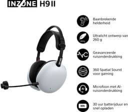 SONY WHG910NW.CE7 Over-ear Draadloze hoofdtelefoon met Noise-cancelling Wit — thumbnail 3