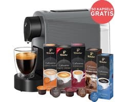 Tchibo koffieapparaat Cafissimo Pure Grijs + 50 capsules