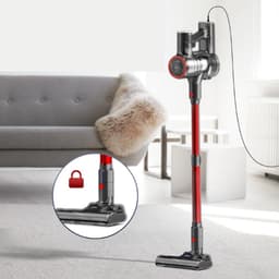 Hennova Steelstofzuiger - Stofzuigers - Schoonmaken - Krachtig en zak loos - Multifunctioneel design - 6 in 1 - Lichtgewicht - 6m Lang snoer - 600W - Rood - — thumbnail 3