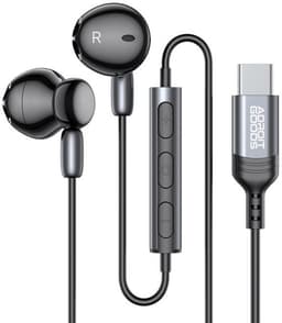 AdroitGoods USB-C Oortelefoons met Microfoon & HiFi Stereo Geluid – Oordopjes/Oortjes Compatibel met USB-C apparaten — thumbnail 1