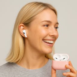 Studio Air® Airpods Hoesje Pro 2 Siliconen Case - Roze - Soepel Airpod Hoesje voor Airpods Pro 2 (2022) — thumbnail 2