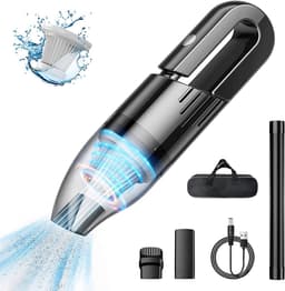 TuseRxln Auto Stofzuiger Draadloos - Handstofzuiger Auto - Krachtige Zuigkracht 6000Pa - 1 Stuk - Voor Auto En Huis - Zwart — thumbnail 1