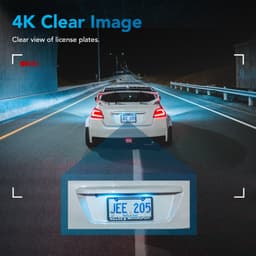 Autosky 4K Dashcam voor Auto & Vrachtwagen – Met Achtercamera – GPS, WiFi, Nachtzicht & 64GB – Groothoek & G-Sensor – App Connectie — thumbnail 3