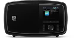 PHILIPS CENTURY RANGE - The Janet - TAV2000DB - FM- DAB+ radio - draagbaar - hoofdtelefoon aansluiting - klassiek design - 20 voorkeurszenders - modern kleurenscherm - dubbele alarmen en sleeptimer - zwart — thumbnail 1