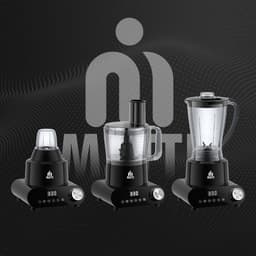 MATTI® 5-in-1 - Foodprocessor - 1500 Watt - Keukenmachine - Multifunctioneel Foodprocessors | Blender - Hakmolen - Citruspers - IJscrusher — thumbnail 4
