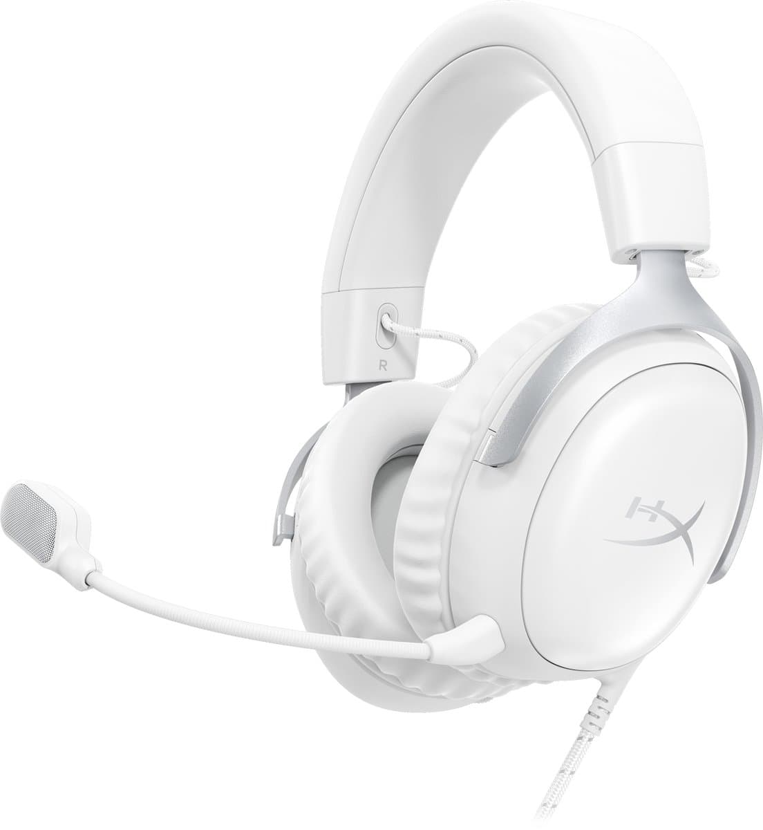 HyperX Cloud III Gaming Headset - PC, PS5, Xbox Series X|S - Nintendo, Steamdeck - (White) — afbeelding 1