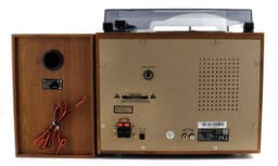 Soundmaster MCD5600BR - muziekcenter met platenspeler, bluetooth, CD, dubbel Cassettedeck, encoding, USB en DAB+, bruin — thumbnail 3