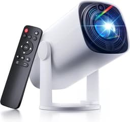 SCH® Draagbare beamer - Beamer - Projector - Mini Beamer - Wit - 20cm x 11cm x 11cm — thumbnail 1