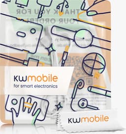 kwmobile magnetische band geschikt voor Apple Airpods 1 / 2 / 3 / 4 / Pro 1 / Airpods Pro 2 - Siliconen strap voor draadloze oordopjes - 80 cm lang - In wit — thumbnail 5