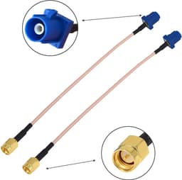 Cartronix CTX-3403 GPS verloopkabel adapter Fakra (m) naar SMA (m) | Originele GPS antenne gebruiken met nieuwe autoradio — thumbnail 2