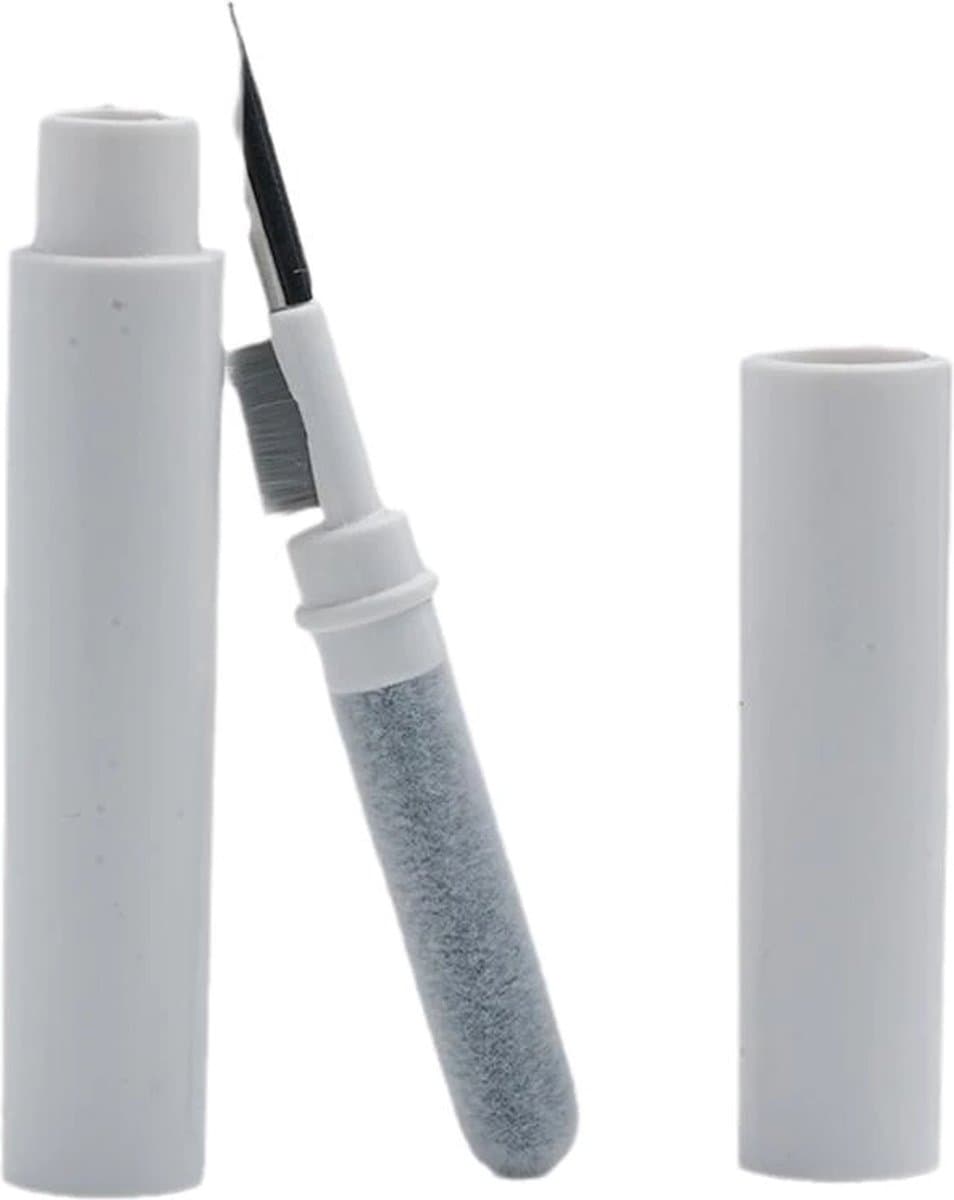 Airpods  Schoonmaakset - 3 in 1 Pen - Schoonmaakkit - Oordopjes Reinigen Schoonmaken - Airpods Reiniging set - Desinfecteren - Wit — afbeelding 1