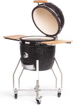 YAKINIKU Kamado - LARGE COMPLEET - 19 inch - 49 cm Grilloppervlak - Inclusief Onderstel, Zijtafels & Pro Set — thumbnail 3