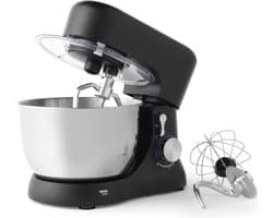 White-Label® Keukenrobot - Keukenmixer - Deegmachine Zwaar Deeg - Zwart