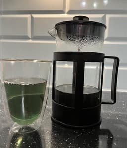 Koffiemaker French Press 1000ML Zwart - Koffie / Thee maker 1 Liter — thumbnail 2