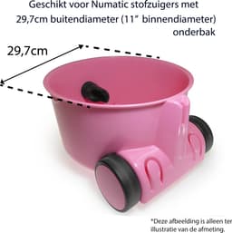 Dparts 11" filter geschikt voor Numatic - voor Henry en Hetty Compact stofzuigers - 1 stuk - Primair TriTex stofzuigerfilter - nr. 901607 — thumbnail 3