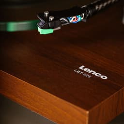 Lenco Platenspeler met Bluetooth - Glazen Draaiplateau - Lenco Expertise lijn - LBT-225WA - Bruin — thumbnail 5