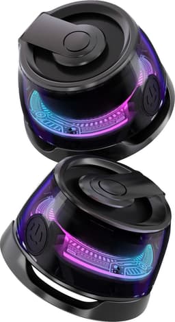 Cazy draadloze Bluetooth Mini Speaker - Magnetische Muziek Box - geschikt voor MagSafe - USB-C laden - 10h Luistertijd - LED-lampjes - Geschikt voor Hitster spel - Zwart — thumbnail 3